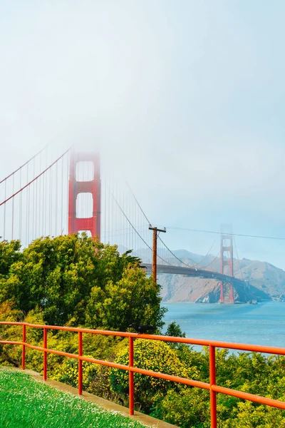 Puente Golden Gate Niebla San Francisco —  Fotos de Stock