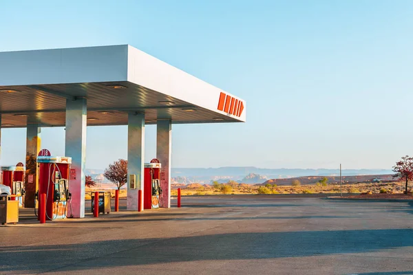 Tankstelle Mitten Der Wüste Arizona — Stockfoto