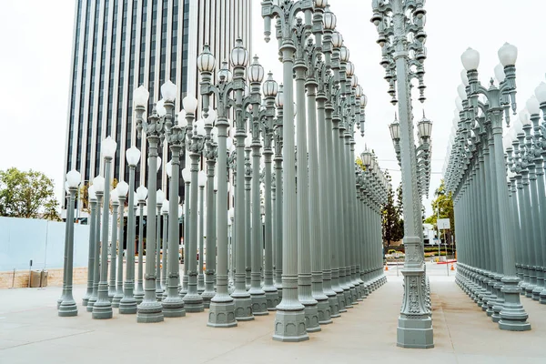 Public Art Urban Light Los Angeles Kalifornia Usa Los Angeles — Zdjęcie stockowe