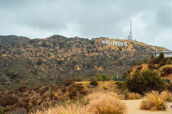 Inscrição Hollywood Hollywood Hills Los Angeles — Fotografia de Stock