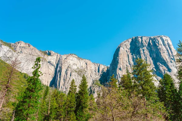 Beautiful Valley Yosemite Park Mountain Landscape Summer — Foto Stock