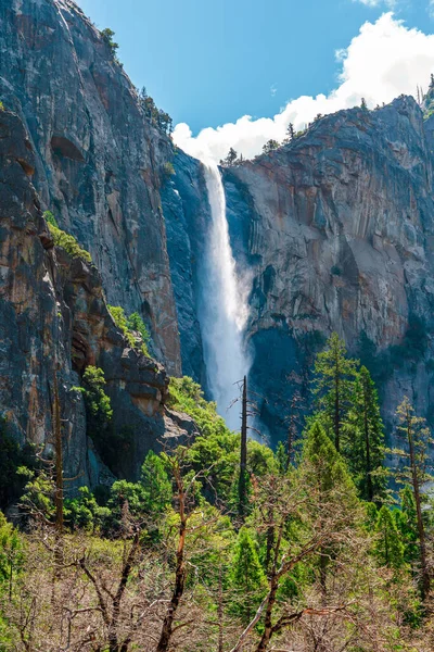 Gorgeous View Waterfall Mountains Yosemite National Park California — Stock Photo, Image