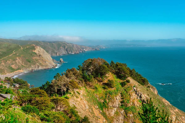 Beautiful View Mountains Cliffs Front San Francisco — Φωτογραφία Αρχείου