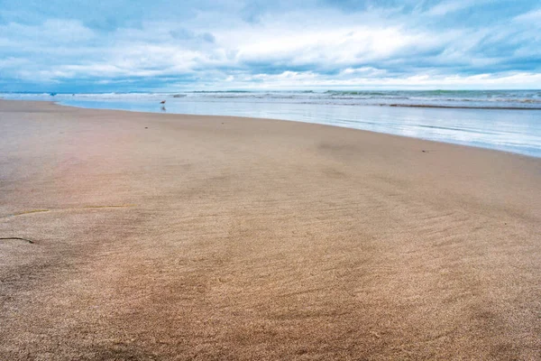 Arena Rayas Una Playa California Arena Dorada Con Una Mezcla — Foto de Stock