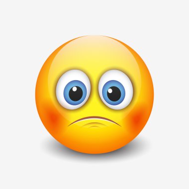 üzgün smiley simgesi