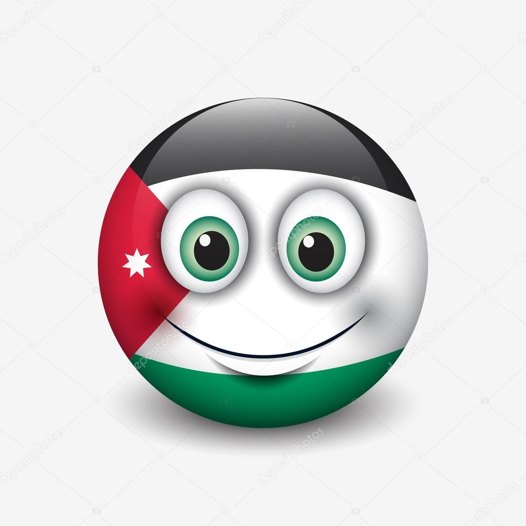 Bandeira Jordan smiley imagem vetorial de © I.Petrovic 112593406