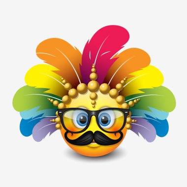 Şirin hipster ifade