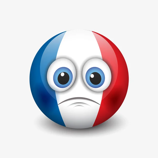 Schattig triest emoticon — Stockvector