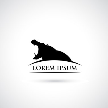 Su aygırı işareti illüstrasyon