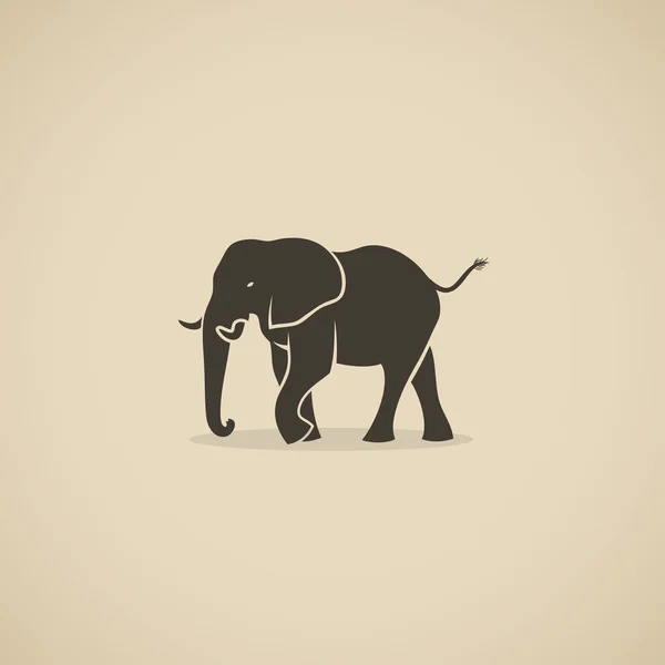 African elephant  illustration — Stock Vector