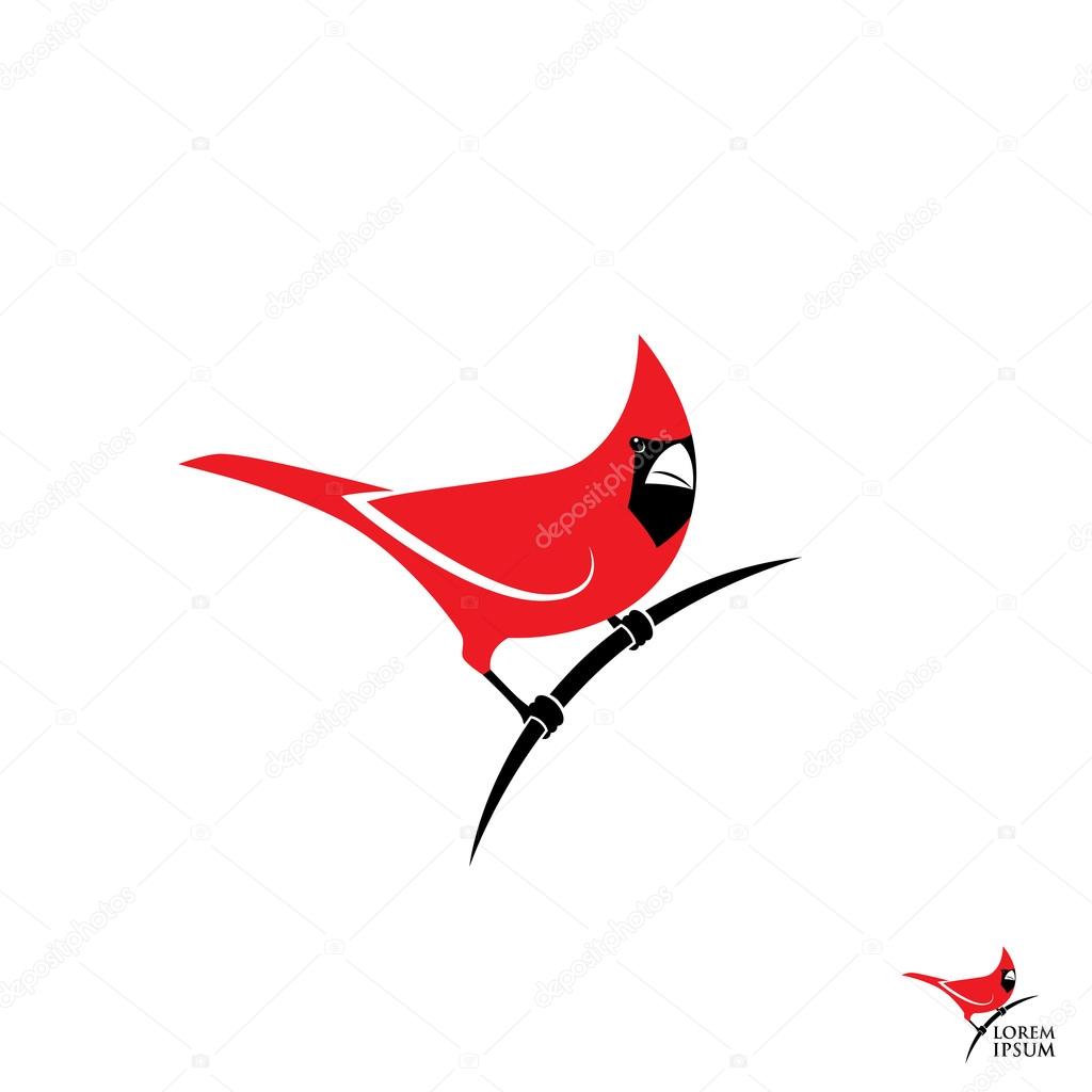Northern red cardinal bird sign