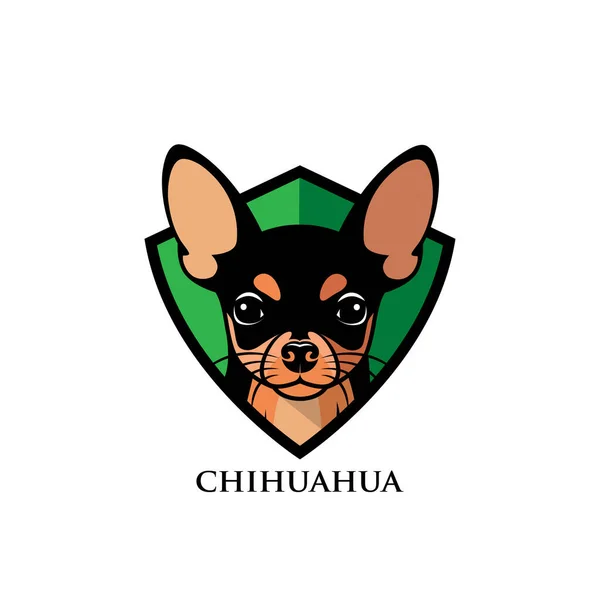 Wektor Ilustracja Psa Chihuahua Ramce — Wektor stockowy