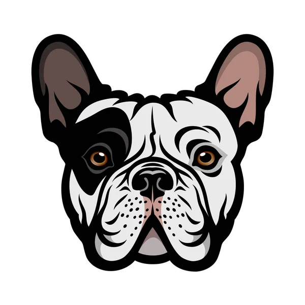 Illustration Vectorielle Bulldog Français — Image vectorielle