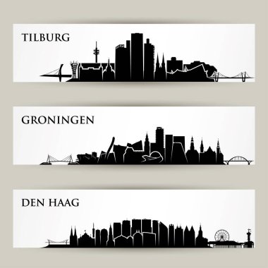 Hollanda ikon vektör illüstrasyonu