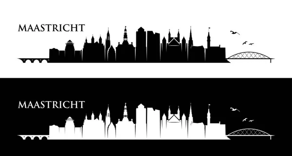 Illustration Zur Ikone Der Stadt Maastricht — Stockvektor