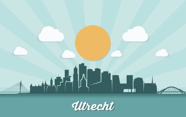 Utrecht simge vektör illüstrasyonu