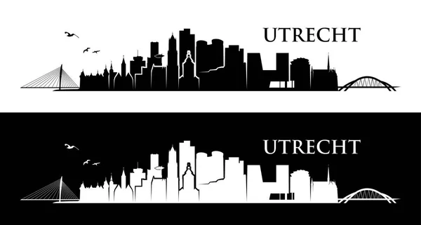 Utrecht Simge Vektör Illüstrasyonu — Stok Vektör