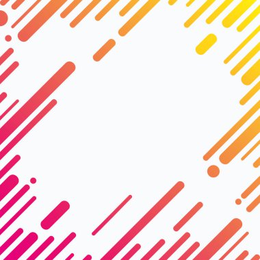 Vektör dinamik çerçevesi. Kartvizitler, davetiyeler, hediye kartları, el ilanları, broşürler, kapaklar, poster tasarımları için şık geometrik öğeler. Vektör illüstrasyonu