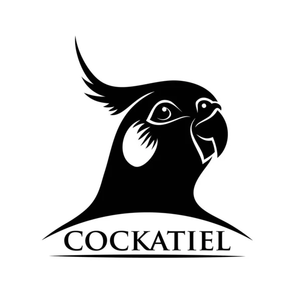 Cockatiel Papegoja Vektor Illustration — Stock vektor