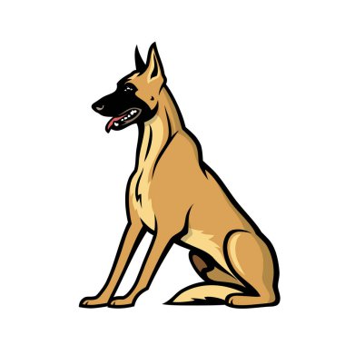 Şirin köpek, evcil hayvan, vektör çizimi tasarımı