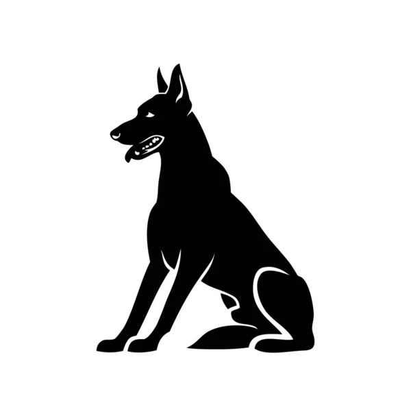 Cão Bonito Raça Animal Estimação Design Ilustração Vetorial — Vetor de Stock