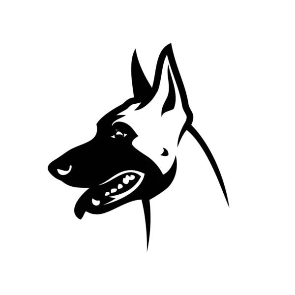 Söt Hund Sällskapsdjur Ras Vektor Illustration Design — Stock vektor