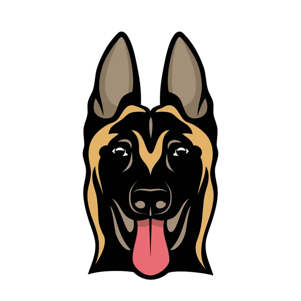 Lindo Perro Raza Mascotas Vector Diseño Ilustración — Archivo Imágenes Vectoriales