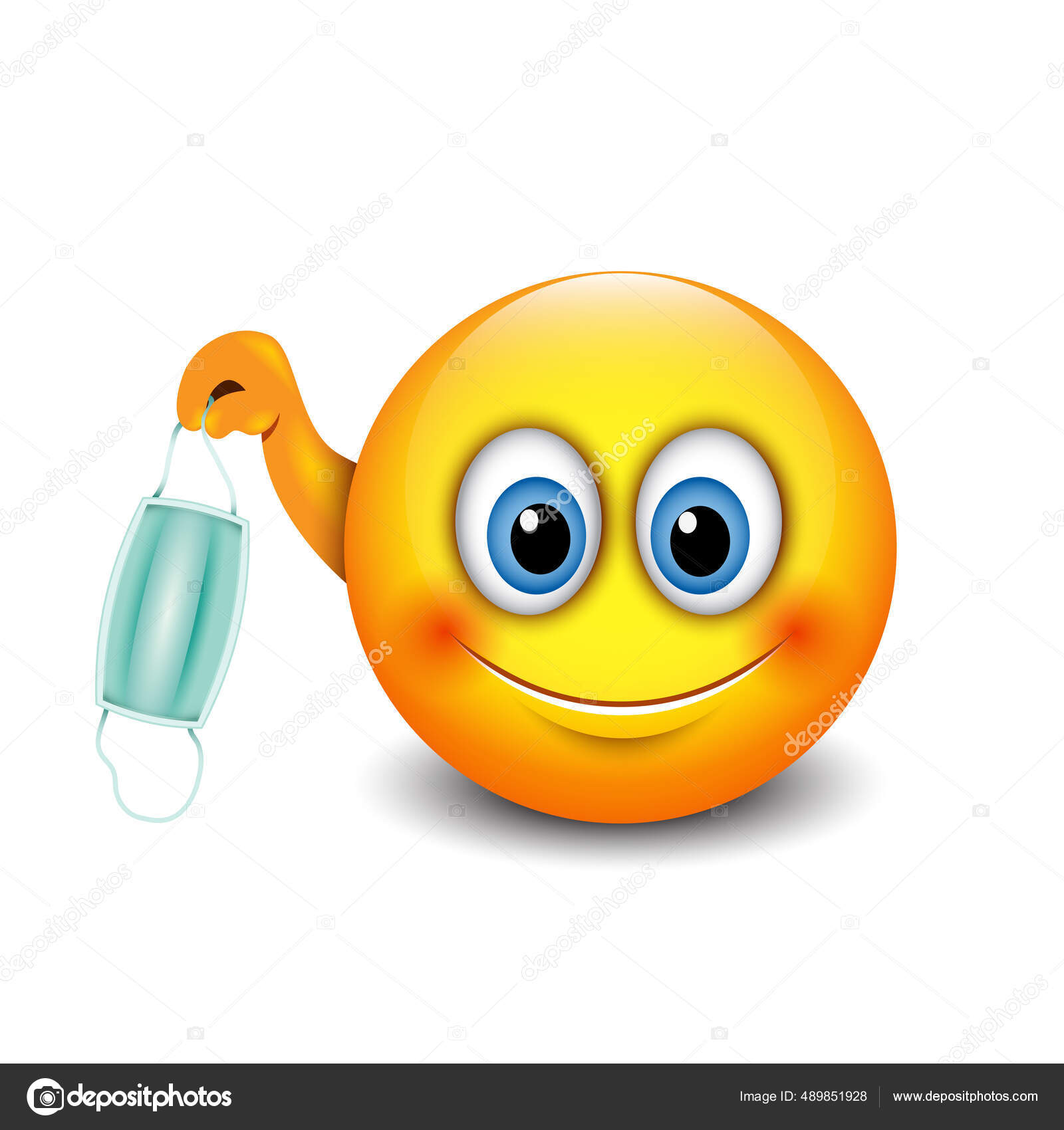 snesevis Foto Footpad Cute Emoticon Taking Medical Mask Emoji Vector Illustration Stock  Illustration by ©I.Petrovic #489851928