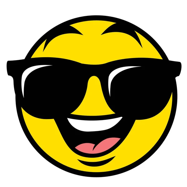 Gezichtsuitdrukking Emoticon Met Ogen Stockillustratie