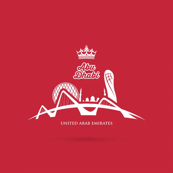 Abu dhabi symbool — Stockvector