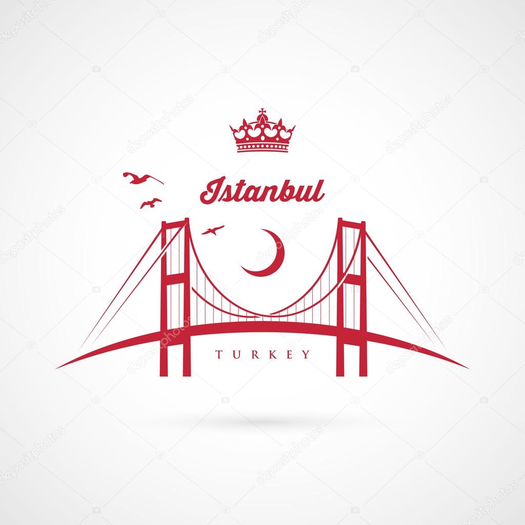 Istanbul bridge symbol