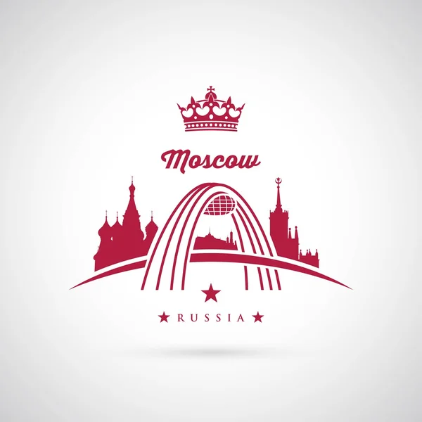 Símbolo urbano de Moscou —  Vetores de Stock