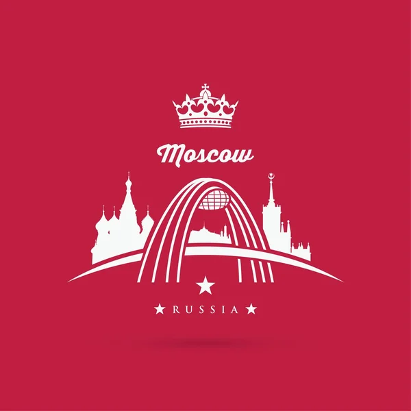 Αστική σύμβολο της Μόσχας — Διανυσματικό Αρχείο