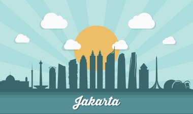 Jakarta manzarası