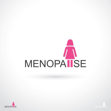 Menopause symbol illustration clipart