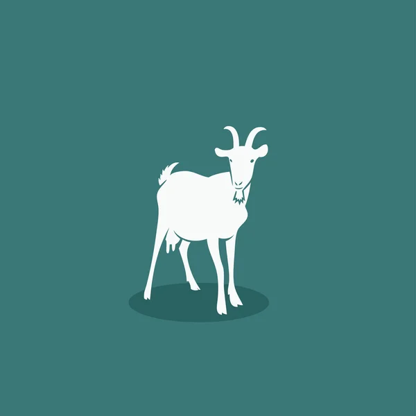 Signo de cabra icono — Vector de stock