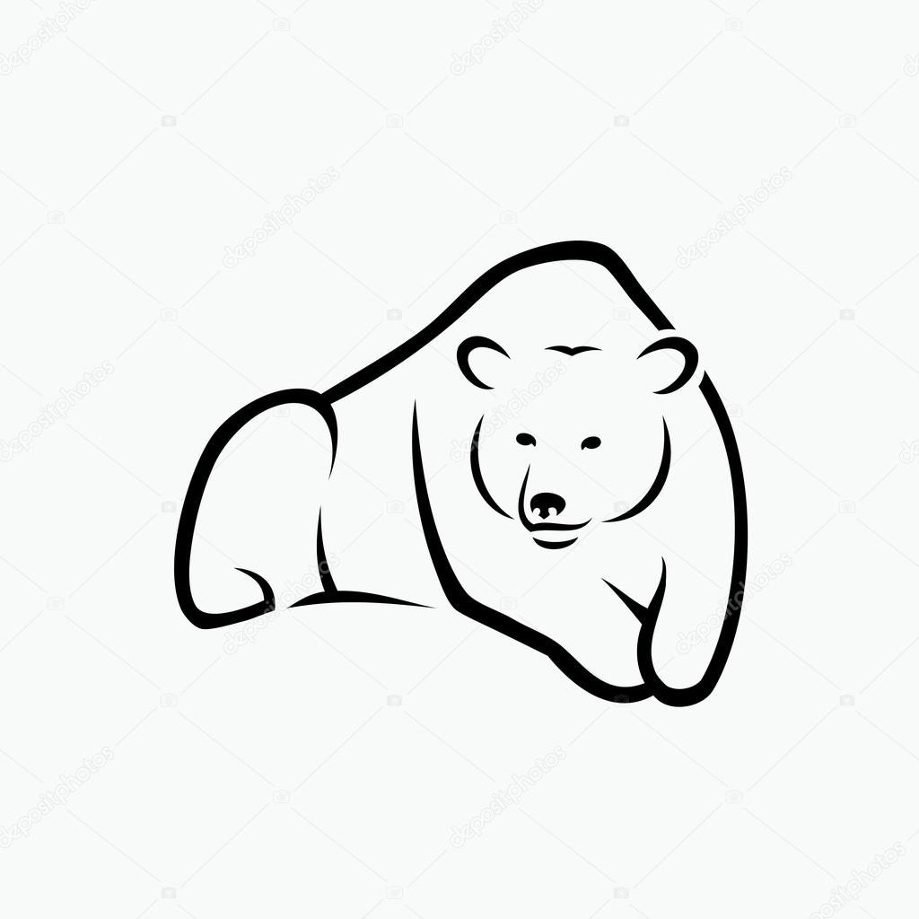 Bear lying down ⬇ Vector Image by © I.Petrovic Vector Stock 67593275