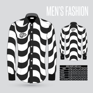 Erkekler gömleği Copacabana plaj desenli