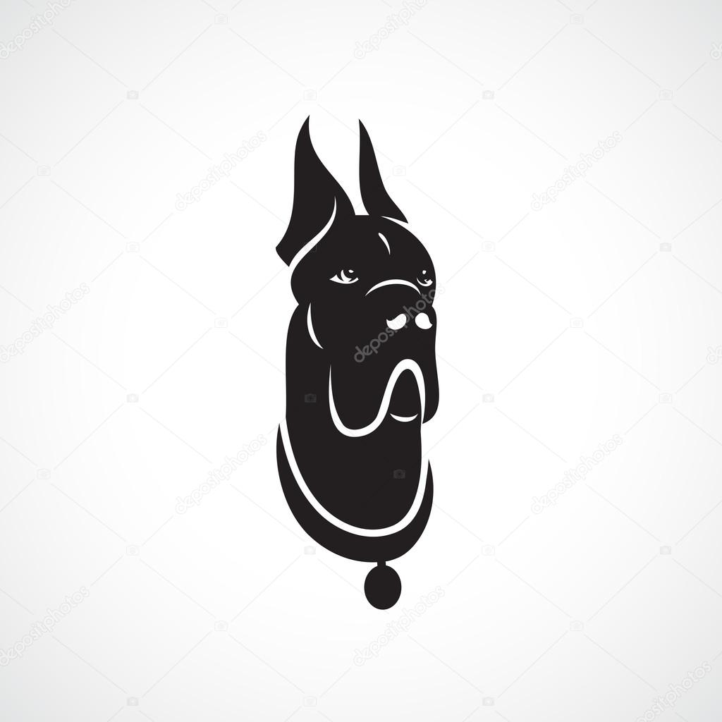 Great Dane dog logo