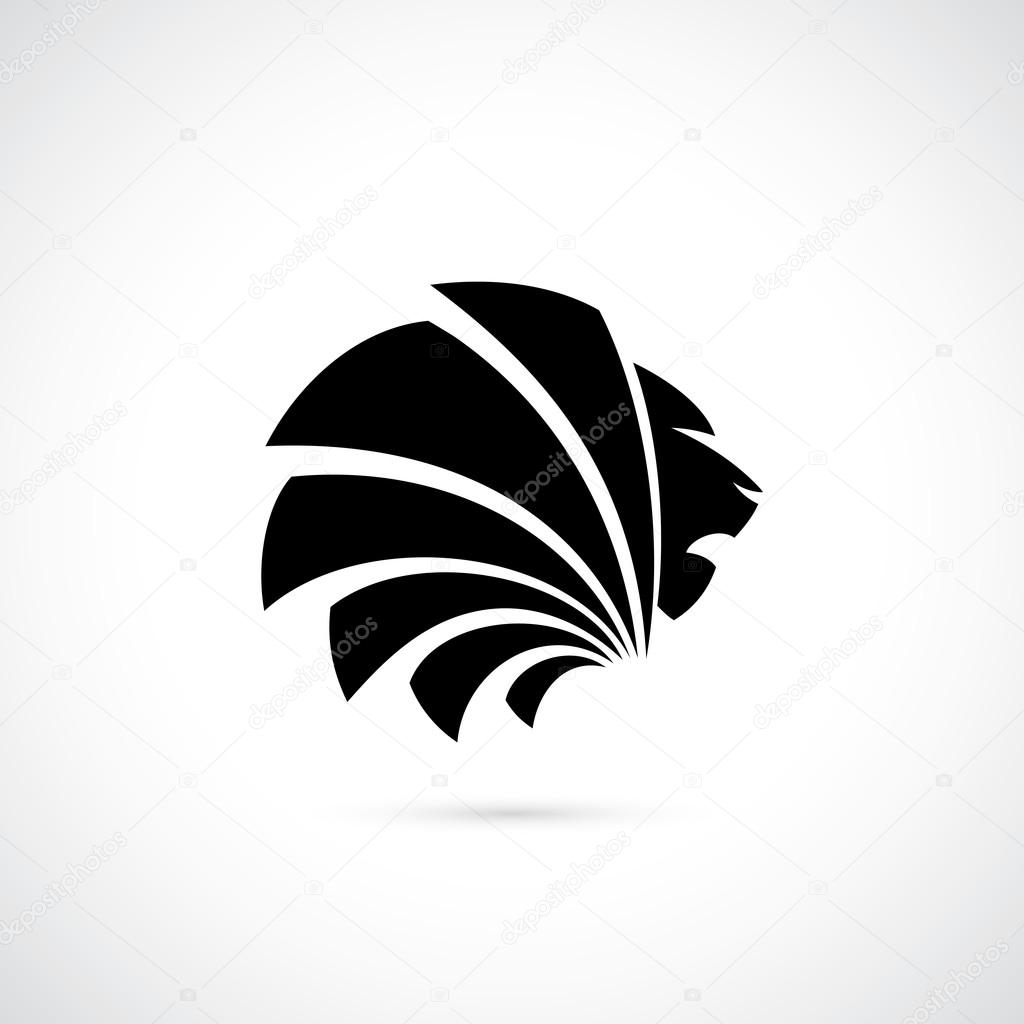 Lion sign icon