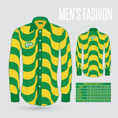 Copacabana Plajı desenli gömlek