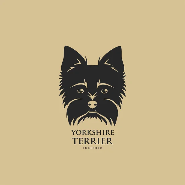 Yorkshire symbole terrier — Image vectorielle