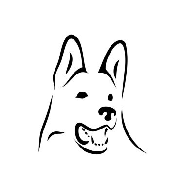 Alman çoban köpeği.