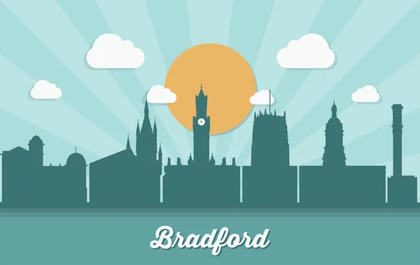 Bristol skyline  illustration — Stock Vector