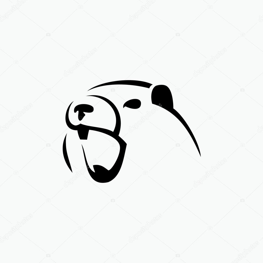 Marmot animal- vector illustration