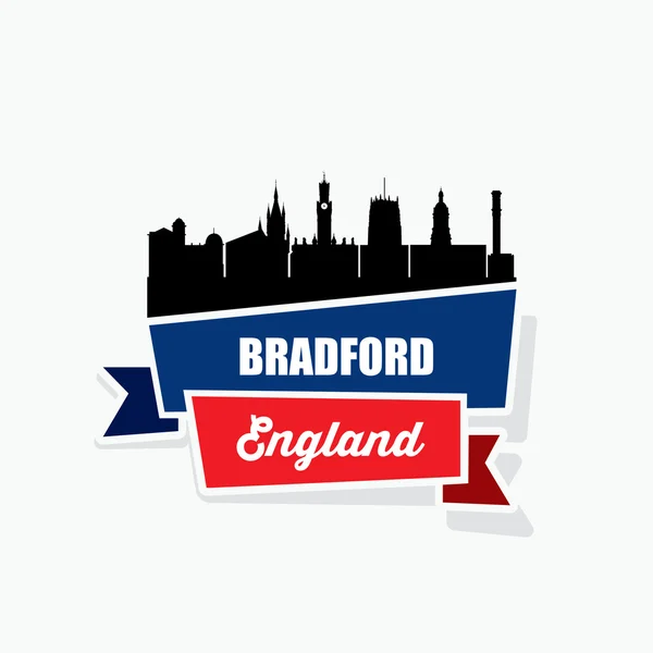 Banner de cinta Bradford — Vector de stock