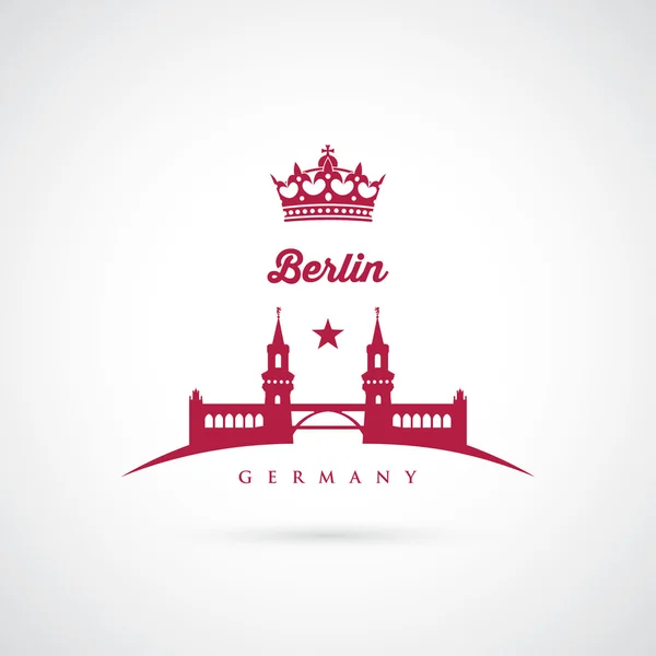 Berlin bridge symbol — Stock vektor