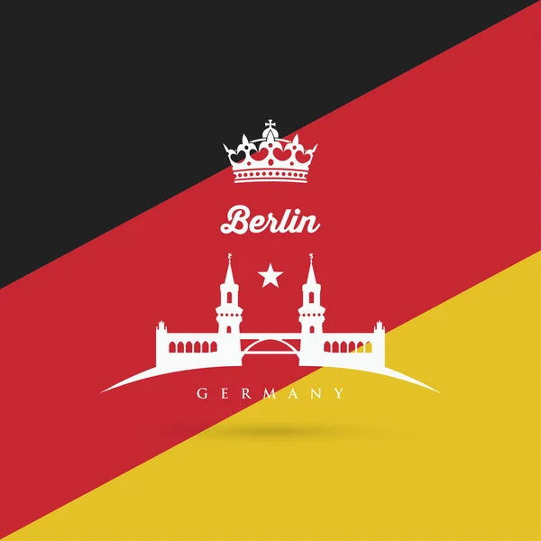 Berlin most symbol — Wektor stockowy