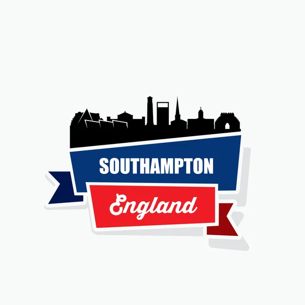 Southampton szalag banner — Stock Vector