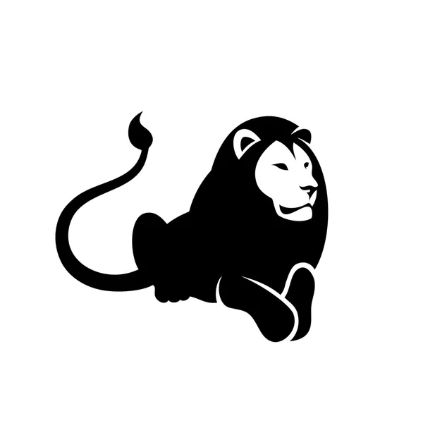 Lion animal symbole — Image vectorielle